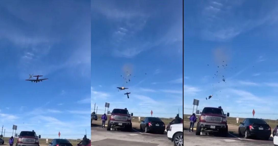 Trágico accidente de aviones militares en Dallas Carburando